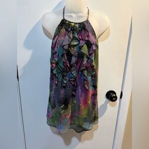 Bisou Bisou Multicolor Halter Dress-#1158